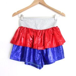Fantastic Fawn Tiered Colorblock Shorts